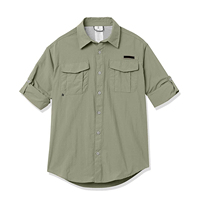 Chemise de travail tactique OEM Ripstop à boutons, protection solaire UPF 50+, multi-poches, grande taille, respirante, vente en gros, vêtements d'extérieur