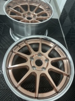 Liquidation Spéciale : 1 Ensemble Restant Prêt à l'Expédition – Jantes Forgées 2 Pièces Échelonnées 18x8 et 18x11, Entraxe 5x120.65 pour Chevrolet Nova 1966