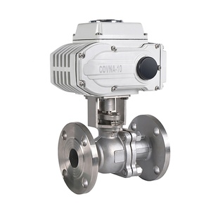 Válvula de Bola Motorizada de 4 Vías con Conexión Bridada COVNA ANSI 150LB WCB - Product Image 5