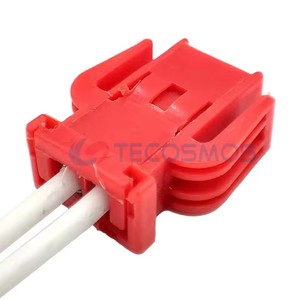 Conector de Sensor modificado hembra de 2 pines/vías, enchufe de lámpara de luz de puerta con coleta para VW Audi 893 971 <span class=keywords><strong>632</strong></span> 893971632 - Product Image 3