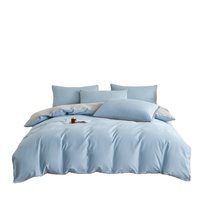 Parure de draps de luxe en coton, taille King, teinture réactive, ne décolore pas, produit ménager en gros à succès rapide
