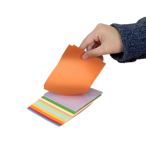 100 fogli 80Gsm doppio lato <span class=keywords><strong>A4</strong></span> colore Origami carta personalizzata formato quadrato carta colorata per stampante da ufficio o fai da te - Product Image 3