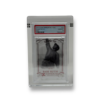 Custom Round Shape Magnetic Acryl Poke Mon Graded Card Collectible <strong>Slab</strong> Acrylic Display Case for Grading Card <strong>Slab</strong> <strong>Protector</strong>
