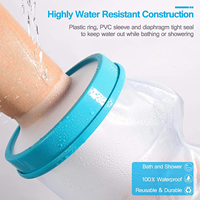Protège-plâtre imperméable réutilisable pour jambe entière, idéal pour la douche et le bain, convient aux fractures, aux attelles et aux bandages