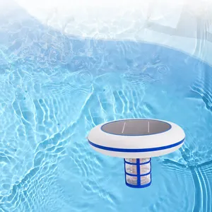 Personnalisation de l'ioniseur solaire portable de purification de piscine ioniseur d'énergie solaire flottant équipement de purificateur d'eau