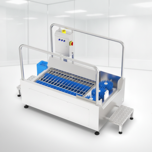 Solution d'hygiène automatique pour l'industrie alimentaire avec évier de lavage des mains, nettoyeur de chaussures, lave-bottes et <span class=keywords><strong>tourniquet</strong></span> - Product Image 4