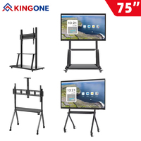 Tableau blanc numérique interactif intelligent AI 4K de 86 pouces avec écran tactile multipoint 40 points et partage d'écran sans fil pour les conférences