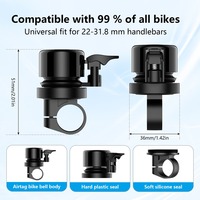 Sonnette de vélo avec balise de localisation, support GPS étanche, classique, dissimule AirTag sous la sonnette, antivol