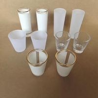 Verres à shot personnalisés en verre 2 oz et 3 oz, imprimables par sublimation thermique, verres à tequila