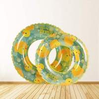 Nouvelle bouée gonflable en PVC épaissi en forme de canard jaune, flotteur de piscine mignon pour les fêtes estivales et les activités aquatiques