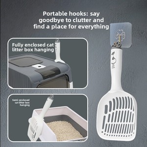 Plastic Long Handle Cat Litter <strong>Scoop</strong> Large Size Fine Holes Cat <strong>Poop</strong> <strong>Scoop</strong> - Product Image 4