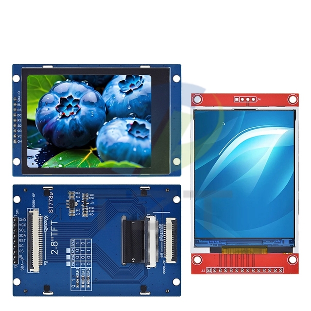 TZT 2.8" 240x320 SPI TFT LCD Serial Port Module With PCB  ILI9341 / ST7789V 5V/3.3V 2.8 Inch LED Display for Arduino