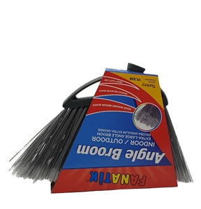 Escoba de PP fácil de usar para uso diario, escoba y recogedor angular para limpieza del hogar, oficina, hogar, cocina, vestíbulo - Product Image 1