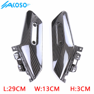 AKOSO, accesorios de fibra de carbono para motocicleta, guardabarros delantero, cubierta embellecedora de Panel lateral, Kits de carenado para Yamaha <span class=keywords><strong>Tmax</strong></span> 560 2017-2024 - Product Image 6