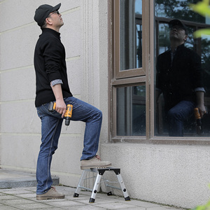 Bước Phân bước gấp phân cao tiện dụng giặt gấp công cụ nhôm Sliver hiện đại Nụ cười khách sạn RV bước nhôm - Product Image 4