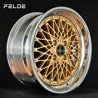 Jantes forgées personnalisées en aluminium 6061-T651, design maille satinée, 2 pièces, 19 à 26 pouces, 5x110 4x100, pour BMW X6 M, Ram 1500 TRX, Tesla