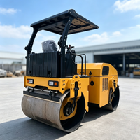 Rouleau compresseur routier 6 tonnes, rouleau compresseur moyen, rouleau compresseur autoporté