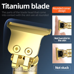 Cortadora de pelo eléctrica inalámbrica profesional para hombres, recortadora recargable, hoja de acero inoxidable, corte de pelo para Barba, <span class=keywords><strong>maquinilla</strong></span> de afeitar portátil - Product Image 4