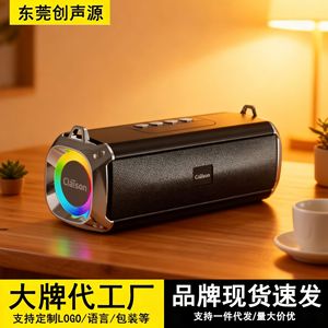Altavoz Portátil Claison con Subwoofer, Diafragma Doble, Batería Recargable, Uso en Exteriores, Luz LED de Colores - Product Image 2