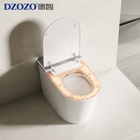 S016 WC intelligent monobloc en céramique, à poser au sol, avec siphon en S allongé et télécommande