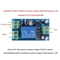 YX-X804 DC 5V -48V/DC 12V -48V Module de relais Module de Protection de mise hors tension Module de commutation automatique UPS batterie de coupure d'urgence