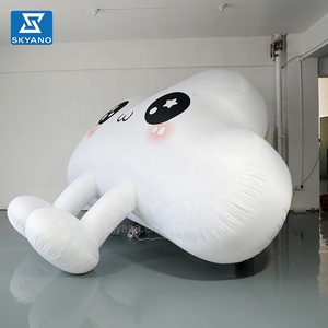 Gonflable Expression Nuage Poupée Dessin Animé Nuage Décoration Ballon Bulle Nuage Gonflable Sculpture Gonflable Art Décoration - Product Image 4