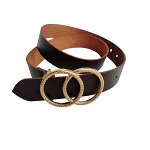 Vintage Eco-Friendly Cow Hide Steel Pin Buckle Belt 3.8CM Width 138CM Length 3D Design Solid Pattern Unisex Adult OEM/ODM - Product Image 2