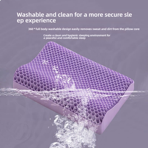 Wholesale Custom TPE 3D Neck Support <strong>Pillow</strong> Modern Mesh <strong>Memory</strong> <strong>Foam</strong> for Sleep Pain Relief - Product Image 5