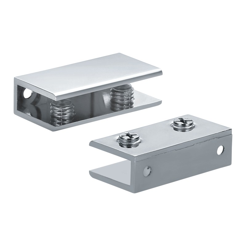 Square glass clamp bracket competitive price glass clip for glass panel