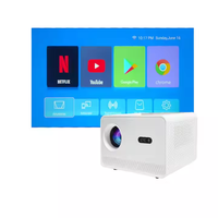 Projecteur intelligent Android en gros M10 WIFI BT 200 lumens Mise au point automatique LCD Home cinéma M10 Plus Mini 4K LED Projecteurs portables