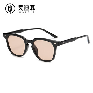 Maidis Square Sunglasses 9339 Yellow Lens Anti Blue Light Women UV400 PC <b>Frame</b> - Product Image 3