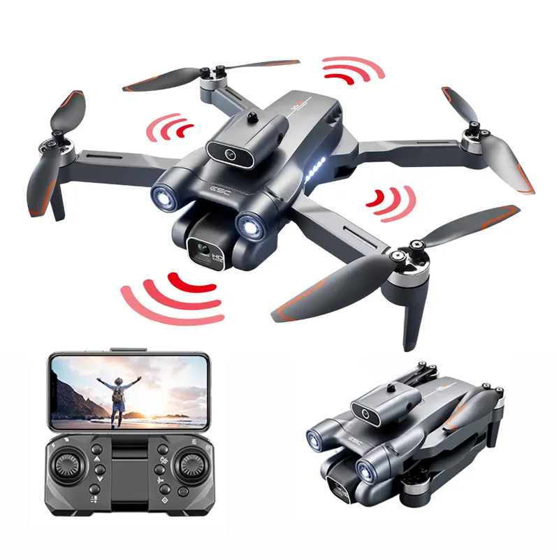 K101 MAX Drone 4K Double Camera HD WIFI FPV Obstacle Avoidance Drone  Optical Flow Four-axis