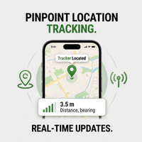 Traceur intelligent GPS étanche ultra-mince en forme de carreau pour la maison et la voiture, double fonction de localisation, compatible avec le réseau Find My, idéal pour éviter la perte des clés