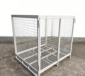 Estante de Almacenamiento de Jaula de Malla Metálica para Palés, Capacidad de Carga 1500 kg, Estantes de Almacén - Product Image 4