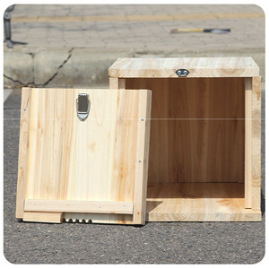 Herramientas de apicultura, colmenas de miel de tierra gruesa de doble puerta, barriles de abejas antiguos clásicos - Product Image 1