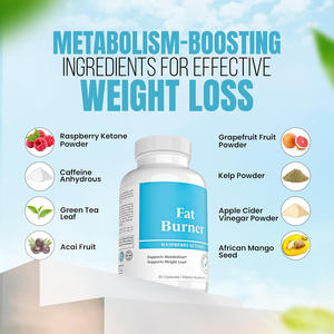 वसा जलाने के लिए रास्पबेरी केटोन्स हरी चाय के साथ ओम/गंध वजन घटाने पाउडर कैप्सूल - Product Image 4