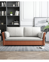 Canapé-lit convertible et extensible, Sofa à double usage, 10 pièces pour un gain d'espace, mobilier de salon