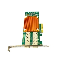 Tarjeta de red de 10g Intel 10GB NIC Adaptador de red Ethernet Pci-e X4 Tarjeta Lan de fibra óptica Servidor Productos de red NIC