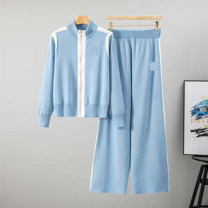 Conjunto Deportivo de 2 Piezas de Viscosa <span class=keywords><strong>para</strong></span> <span class=keywords><strong>Mujer</strong></span>, Estilo Retro Athleisure, 5 Colores Sólidos, Corte Holgado Informal, Ropa de Estar <span class=keywords><strong>para</strong></span> Uso Diario - Product Image 3