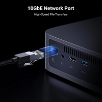 UGREEN NASync DXP480T Plus 4 Bay All Flash SSD NAS Intel I5 1235u 10Core CPU 8GB DDR5 RAM 128G SSD Penyimpanan Jaringan Terhubung