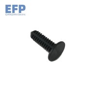 Attaches de câbles RFC1 motif sapin de Noël, clip de coffre de voiture, boucle en nylon, rivet à barbe en plastique, boucle à pression pour l'organisation du coffre