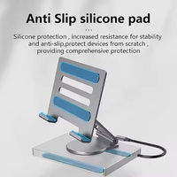 8In1 USB C Multiport Nouveau Arrivé 8 en 1 USB C Hub avec Support Pliable pour iPad Pro Android Tablette Ordinateur Portable
