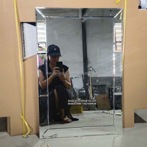 <span class=keywords><strong>Espejo</strong></span> de lujo con borde biselado para <span class=keywords><strong>baño</strong></span>, <span class=keywords><strong>espejo</strong></span> de pared veneciano con marco grande, colgante en dirección Vertical y Horizontal, venta al por mayor - Product Image 1