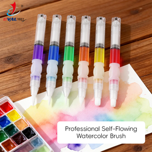 Nuovo Design <span class=keywords><strong>Auto</strong></span>-Fluente, Set <span class=keywords><strong>di</strong></span> 6 Pennarelli ad Acquerello Multifunzionali per Materiali Acrilici/Fondotinta/Lucidalabbra/Rossetto - Product Image 6