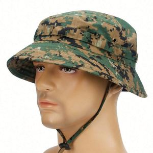 Sombrero de Pescador Unisex para Exteriores, Sombrero de Camuflaje Estilo Safari para Hombre con Cuerda, Venta al Por Mayor - Product Image 4