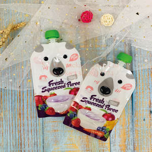 Bolsa Reutilizable Personalizada Libre de BPA con Doble Cierre Hermético y Boquilla para Alimentos Congelados para Bebés de 200 ml con Tapas Anti-Asfixia - Product Image 6