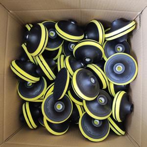 4 אינץ 100 מ "מ m14 חוט גמיש גומי אחורי ליטוש רפידות אריזה <span class=keywords><strong>pad</strong></span> מטחנת זווית מתאם גומי - Product Image 3