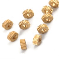 Engrenage cylindrique et pignon en acier inoxydable usinés CNC, trempés avec précision, pour usage agricole et de construction
