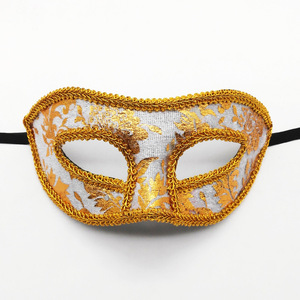 Máscara de PVC Floral Personalizada para Halloween, Bodas y Mascaradas, Media Cara, Transpirable, para Adultos, Accesorios de Disfraces de Cosplay - Product Image 5