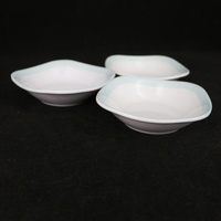 Assiette carrée en mélamine de style coréen, écologique, durable, incassable, passe au lave-vaisselle, non toxique, qualité alimentaire, pour soja, sushi, wasabi